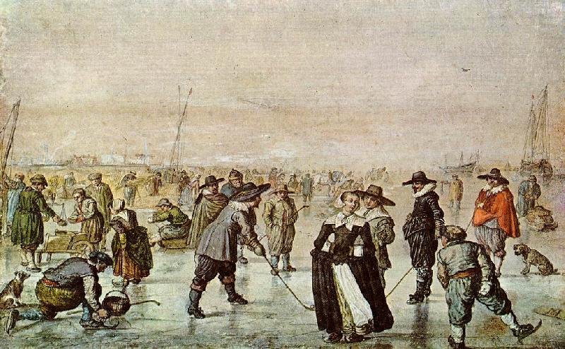 A Scene on the Ice, Hendrick Avercamp